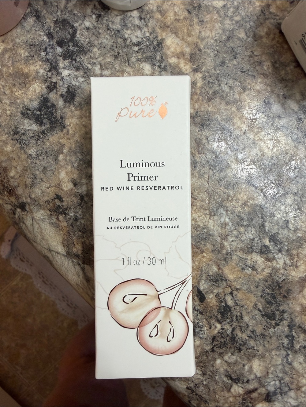 100% Pure Luminous Primer - Red Wine Resveratrol (Cream)